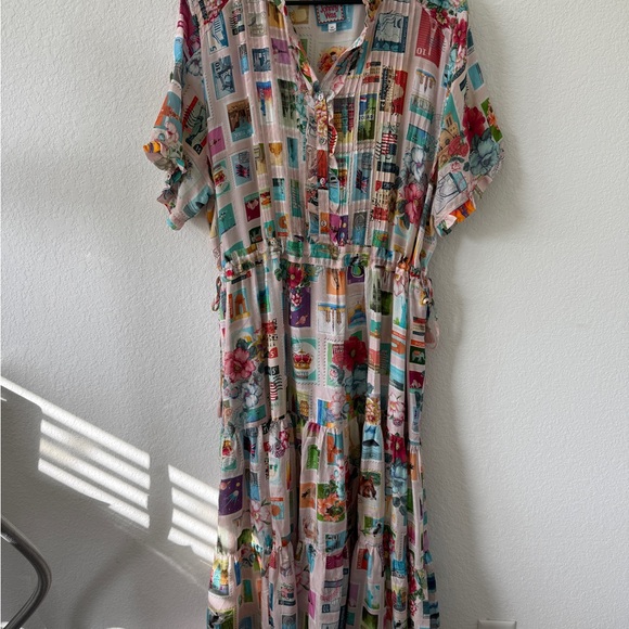 Johnny Was Multicolor SEKAI MARY DRESS - Picture 2 of 10